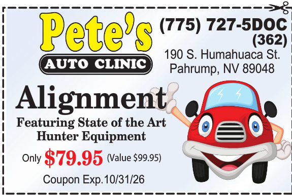 Alignment Only $79.95 (Value $99.95)