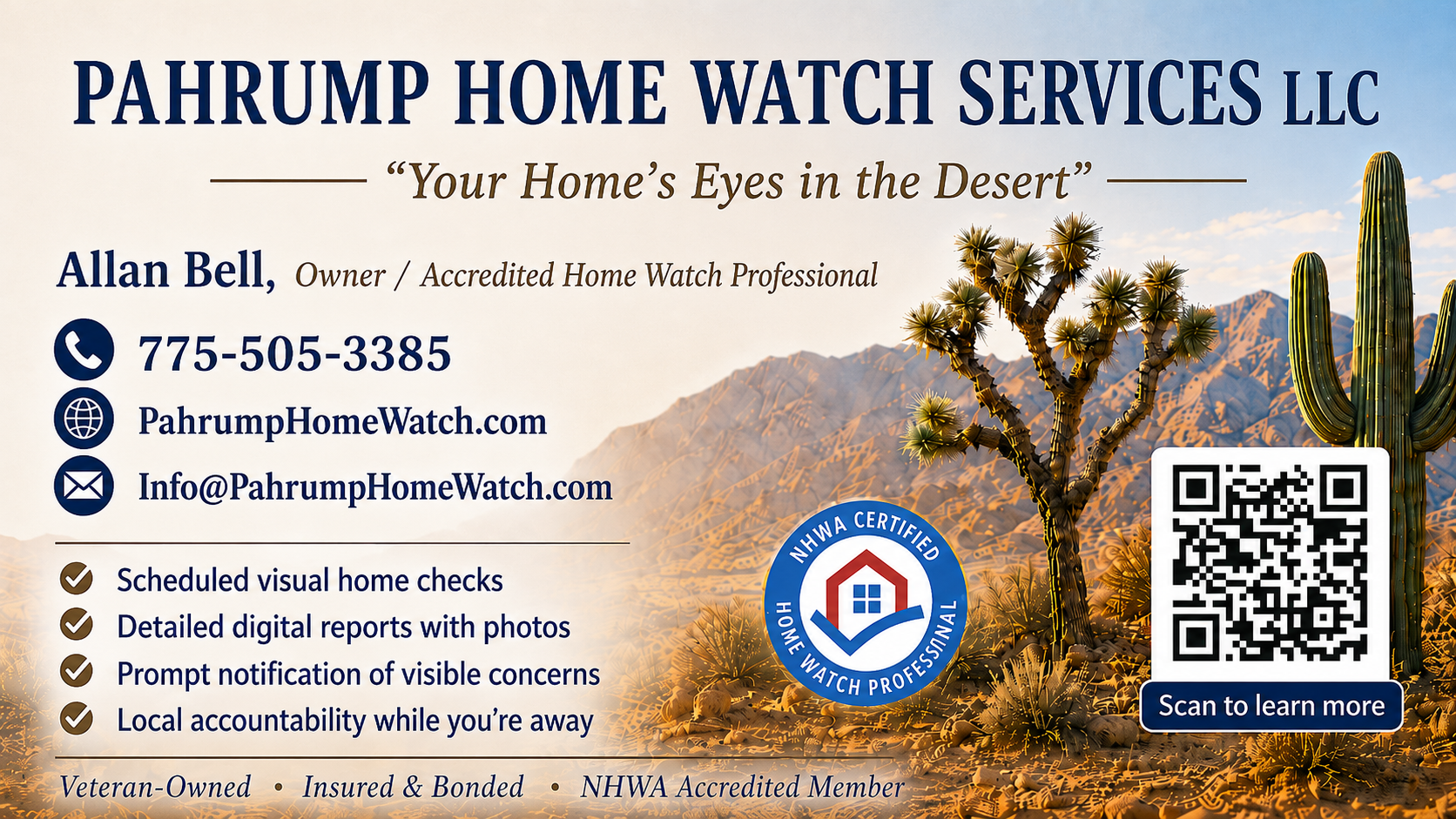 PAHRUMP HOME WATCH SERVICES LLC